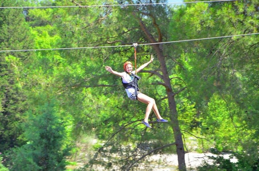 Alanya/City of Side: Canyoning, Rafting and Ziplining Tour - Lunch Beside the River