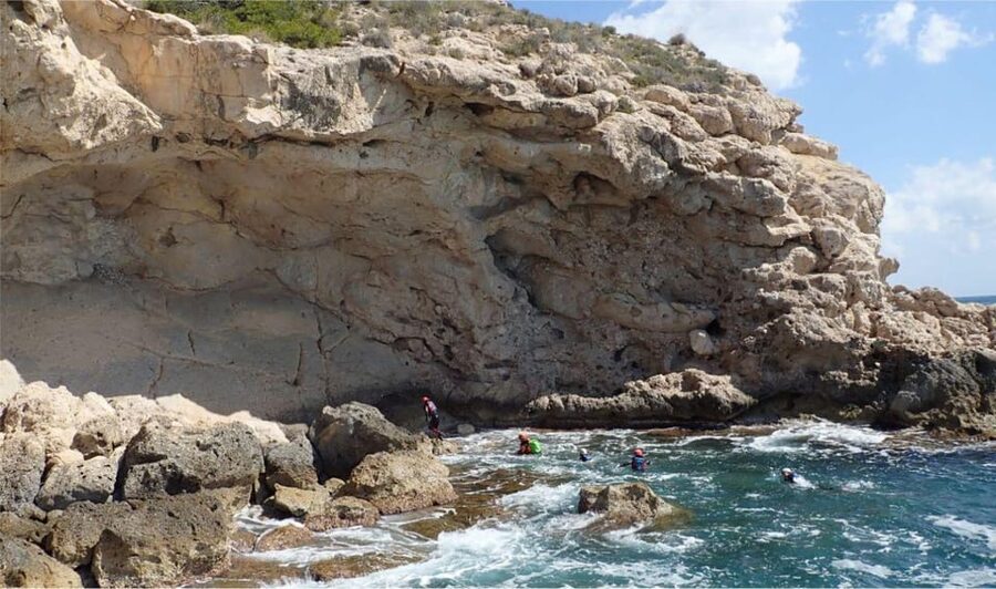Alicante: Coasteering Adventure on Torres de la Villajoyosa - What coasteering at Torres de la Villajoyosa feels like