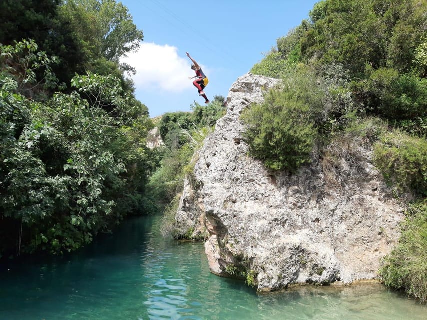 Anna: amazing water canyoning experience near Valencia - Getting fitted with wetsuit, helmet, and harness
