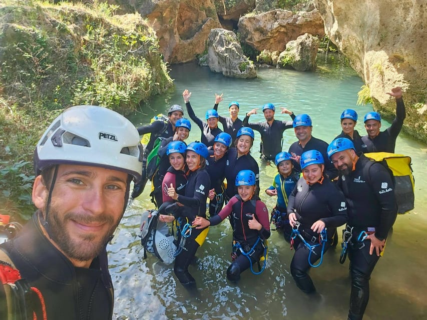 Anna: Gorgo de la Escalera Water Canyoning - Meeting at Anna petrol station