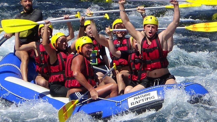 Antalya Adventure Tour: Canyoning and Rafting - The 14 km rafting run on the Köprü Çayı