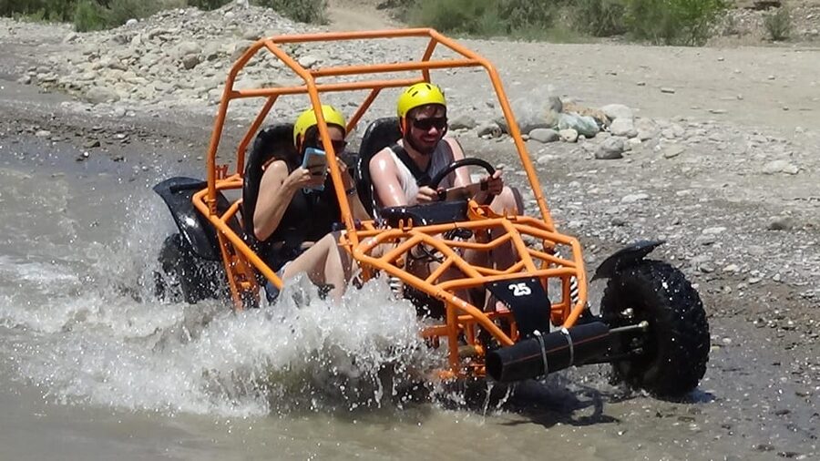 Antalya, Belek, Side: Rafting, Buggy, Zipline, Canyoning - The final zipline over the canyon