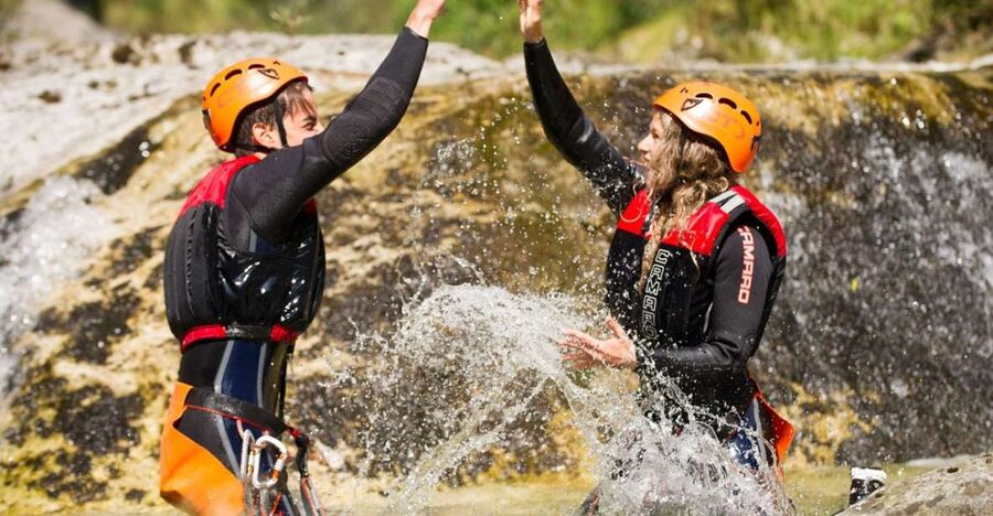 Arco: Rio Nero Canyoning - Starting With a Jump Into Rio Nero