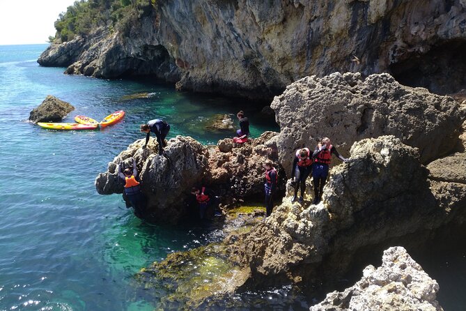 Award Winner Premium Kayak and Coasteering Adventure with Lunch - Forte de Santa Maria da Arrábida and the wider view