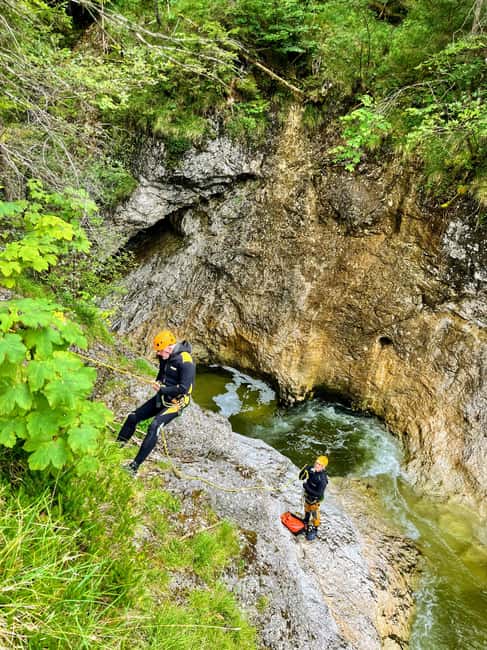 Bad Ischl: Canyoning Adventure for Beginners EXTENDED - Two canyons near Bad Ischl, with a clear step-up in action