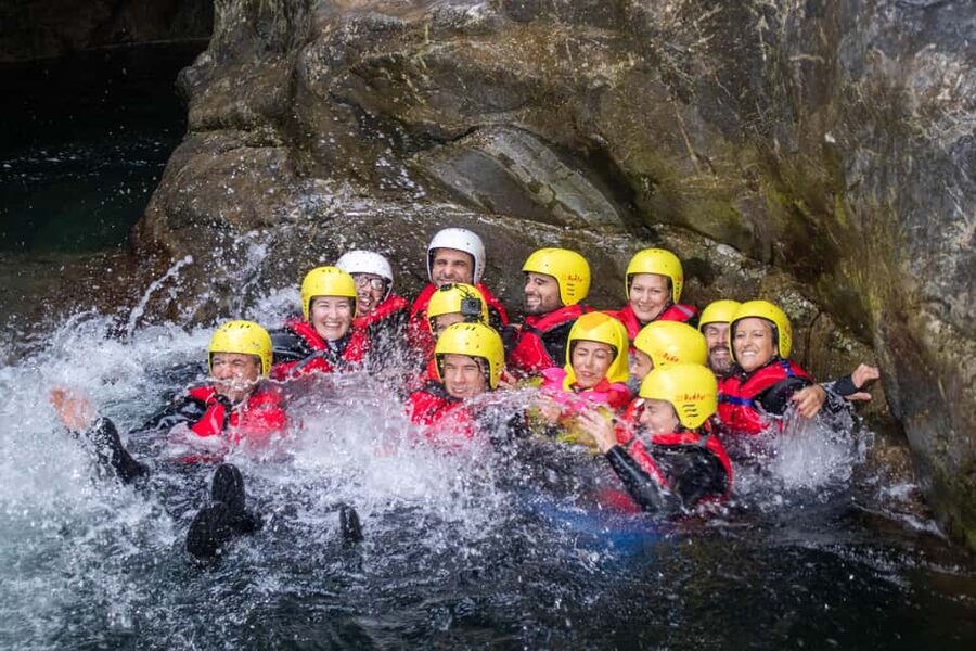 Bagni di Lucca: Canyoning in the Cocciglia's Gorge - The long swim through the final canyon