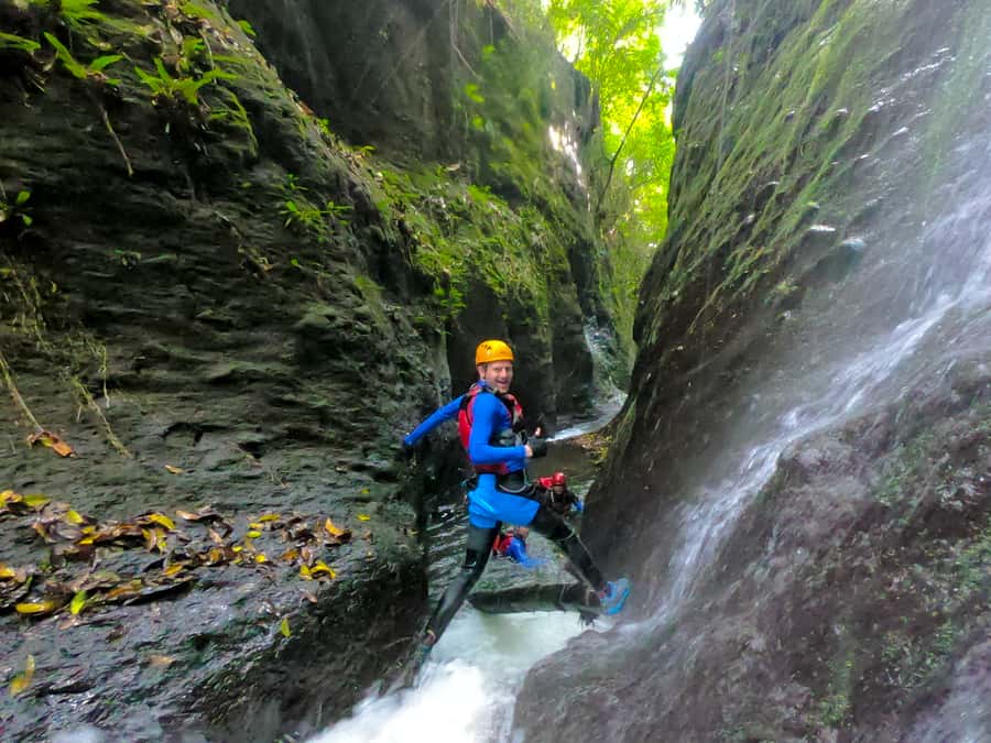 Bali: Aling Canyon Canyoning Tour - The 35-meter rappel at Aling-aling Waterfall
