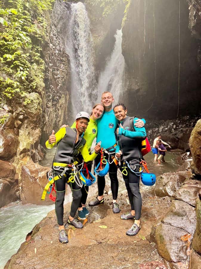 Bali: Gitgit Waterfall Canyoning with Transfers & Lunch - Breakfast, gear, and the safety briefing