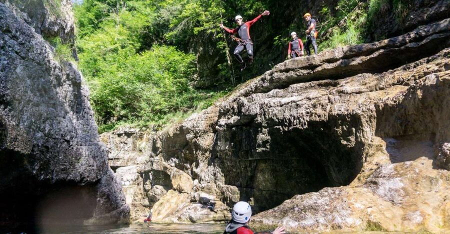 Bavaria: Schneizlreuth Canyoning for Beginners - The safety briefing sets the tone