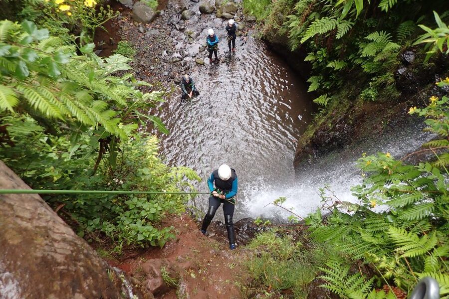 Beginner Canyoning Madeira - Meeting at the CR7 Museum and riding into the mountains