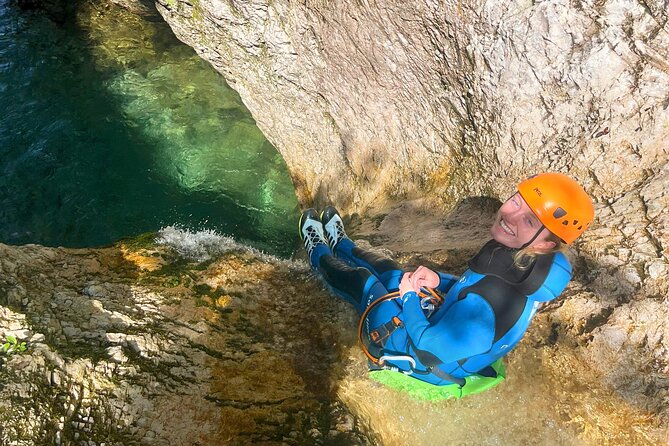 Beginner Canyoning Tour in the Sušec Canyon - Bovec Slovenia - The slides, jumps, and the optional 40-foot challenge