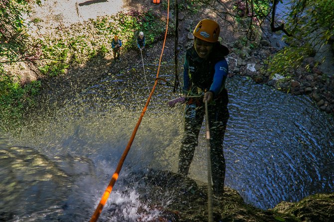 Beginner Canyoning trip in bali "Banyuwana canyon" - The approach hike and the first canyon views