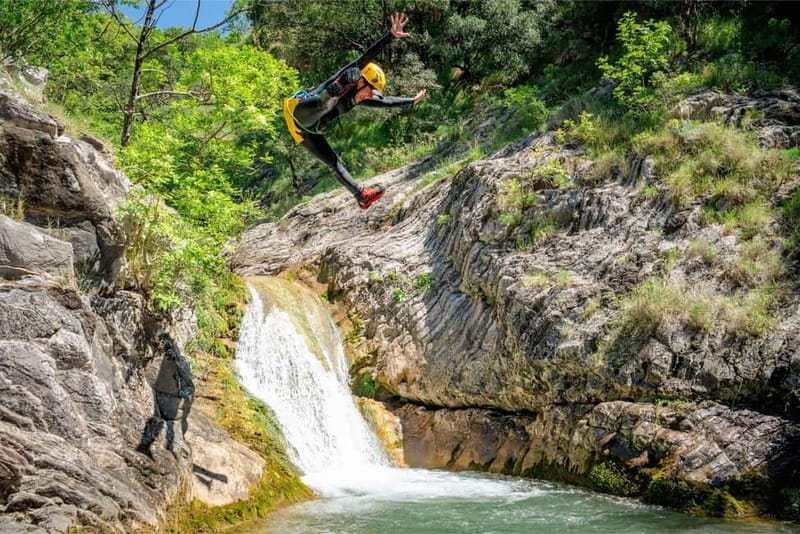 Budva Canyoning: Drenostica Canyon Adventure - Waterfalls, rappelling, and natural slides