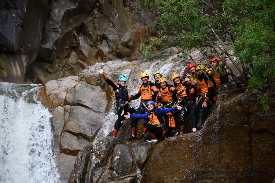 Cairns: Behana Gorge Rainforest Canyoning Tour - Abseiling beside clear waterfalls