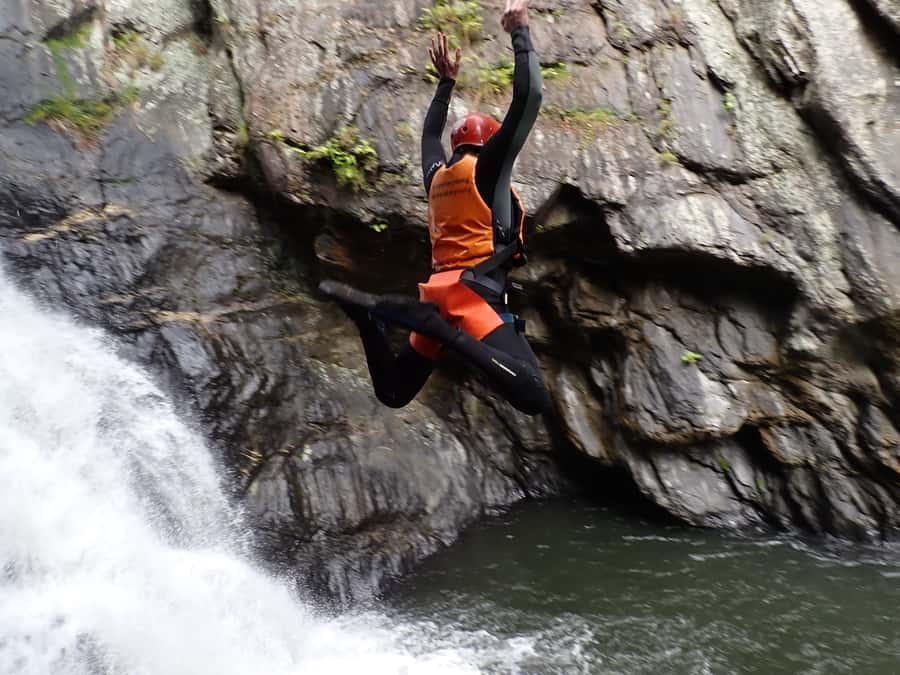 Cairns Full-Day Canyoning Adventure tour - Crystal Cascades: rock, water, and a gentle start