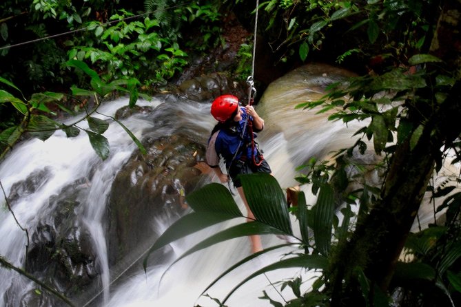 Canyoneering and Canopy Tour in Turrialba - Crossing the 132-foot hanging bridge