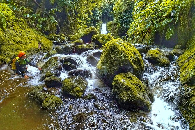 Canyoning Adventure in Ribeira da Salga (Sao Miguel - Azores) - Into Ribeira das Coelhas near Salga