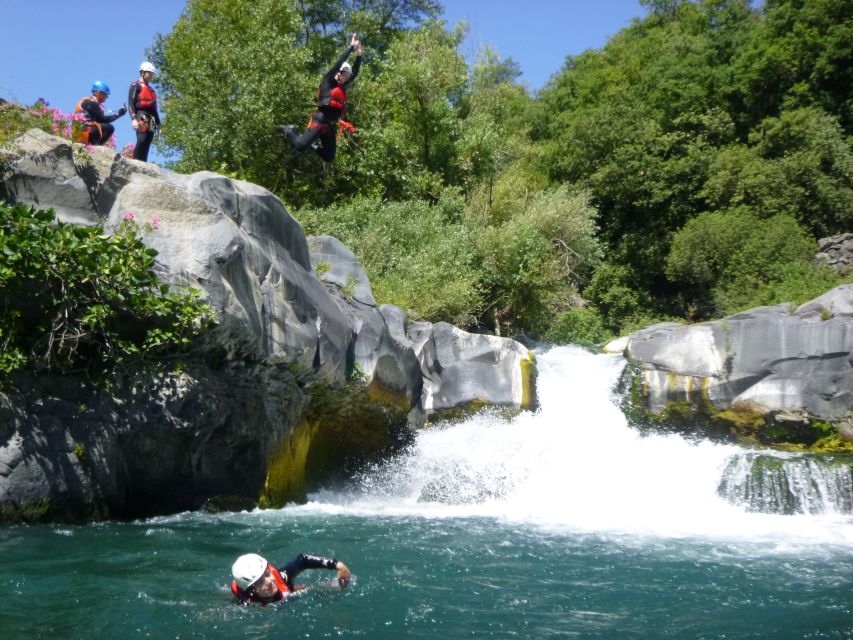 Canyoning and bodyrafting in the Alcantara River - What the $88 price covers