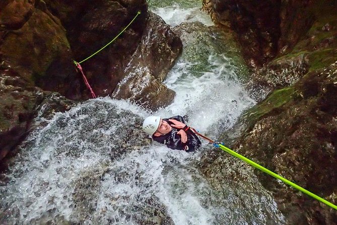 Canyoning Bled Slovenia - The jumps and the 10-meter choice
