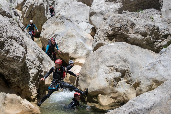 Canyoning descent of the Galamus Gorge - What the $68.96 price includes in practical terms