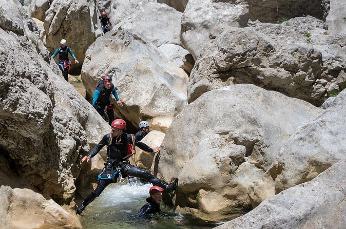 Canyoning descent of the Galamus Gorge - Weather, group size, and cancellation flexibility