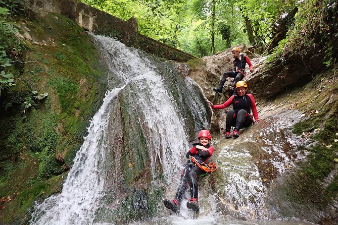Canyoning discovery in the Vercors - Grenoble - Meeting the river near La Rivière