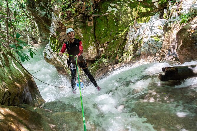 Canyoning Experience in Neda for Beginners - The short walk before the river action
