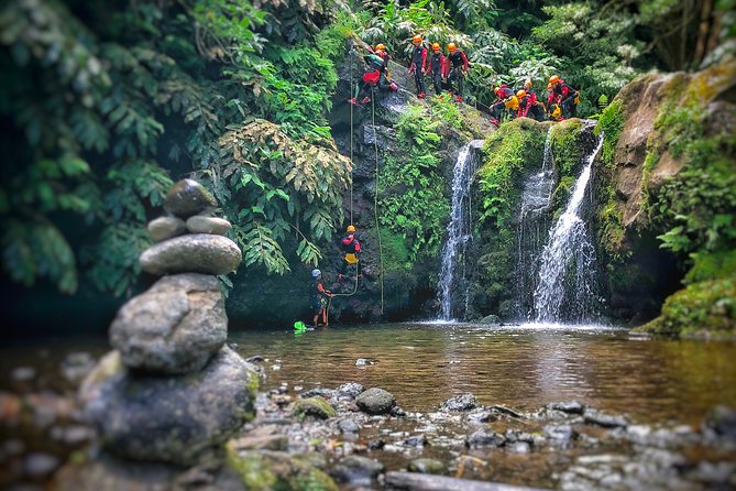 Canyoning Experience in Ribeira dos Caldeirões Sao Miguel -Azores - The walk up before the fun begins
