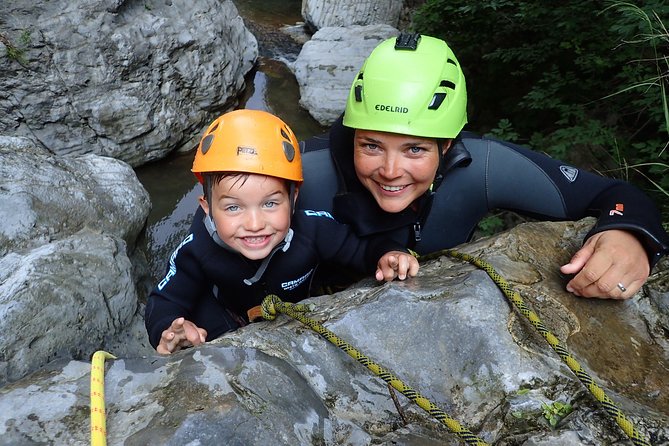 Canyoning "Family-Fun" - family friendly Canyoningtour - A first canyoning day near Tremosine