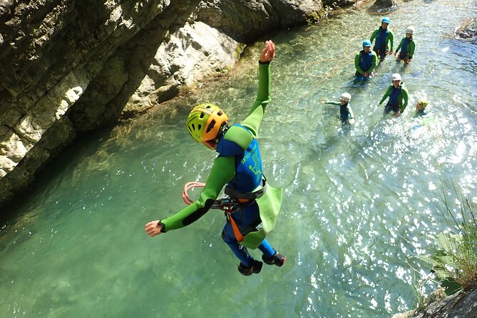 Canyoning "Family-Fun" - family friendly Canyoningtour - The equipment you receive, and what you must bring