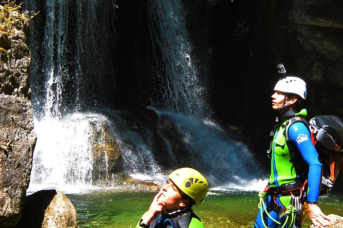 Canyoning Grenoble: the Furon canyon - Pools, mini-toboggans, and the tyro