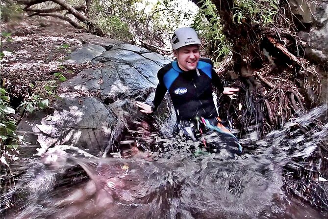Canyoning in Gran Canaria: The Hidden Waterfalls and Magic Pools - Learning to abseil beside waterfalls
