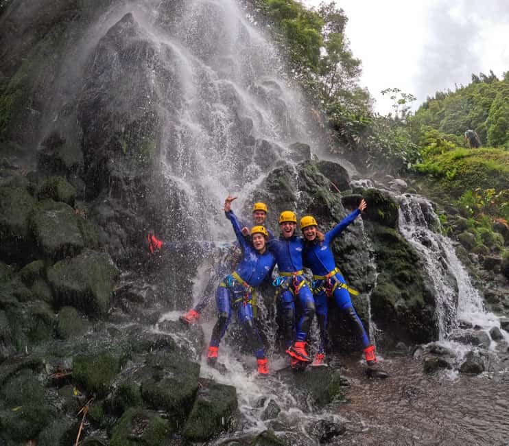 Canyoning in Ribeira dos Caldeirões – Hidden Waterfall Adventure - The safety briefing and five-minute climb