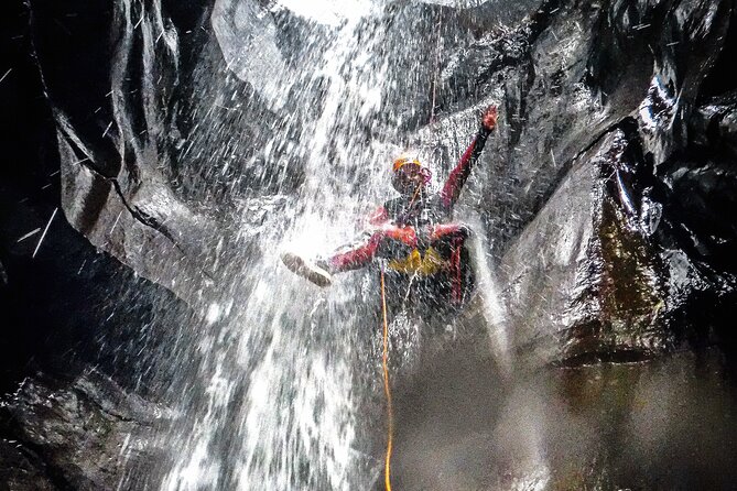 Canyoning in Salto do Cabrito (Sao Miguel - Azores) - Water, zip-lines, and the optional jump