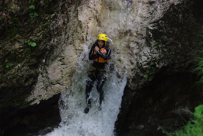 Canyoning in Susec Canyon - The Bovec Valley from above