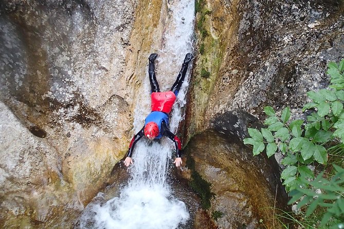 CANYONING in Susec from Bovec, Families welcome, photo service - Safety instructions before the first slide