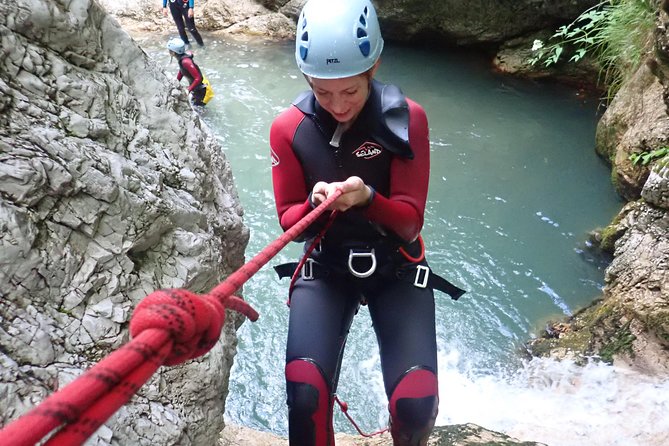 CANYONING in Susec from Bovec, Families welcome, photo service - A family adventure, but not a soft adventure