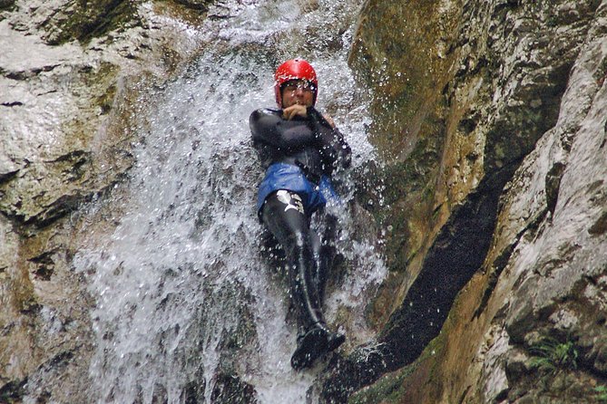Canyoning in Susec Gorge from Bovec - A little World War I history along the route