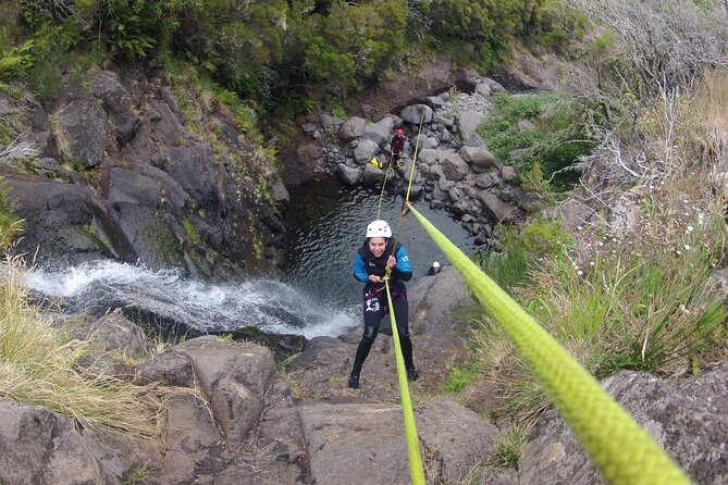 Canyoning Madeira Island - Level One - Jumps, slides, and cold-water fun