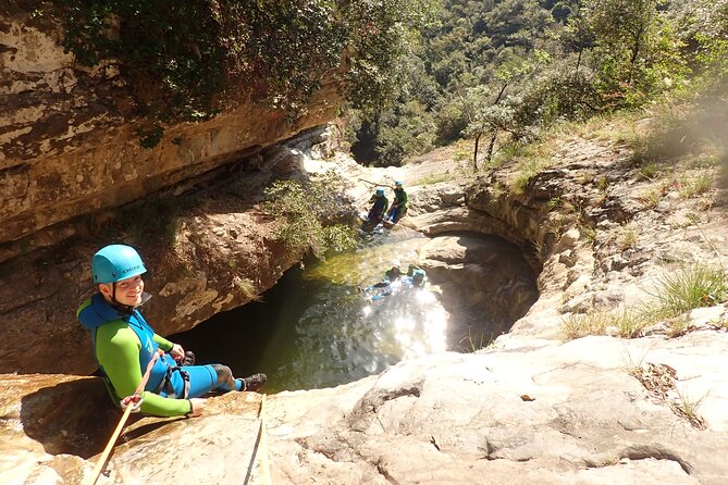 Canyoning "Vione" - advanced Canyoningtour also for sportive beginner - Equipment, water, snacks, and photos