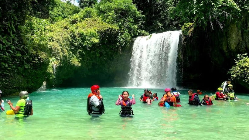 Cebu: Whale Shark Swim and Kawasan Canyoneering Tour - Two Cebu icons, one punishing schedule