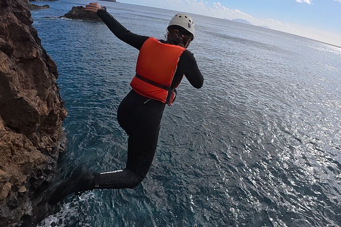 Coasteering Adventure with Snorkeling from Funchal - Madeira’s rocky coast, experienced from the water