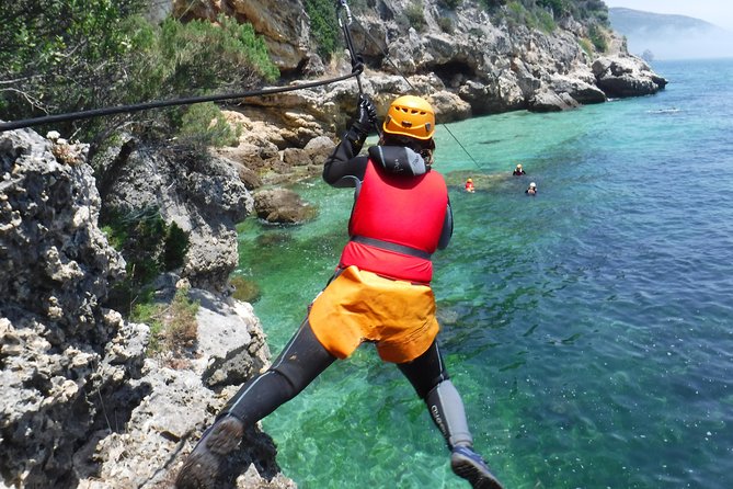 Coasteering at Portinho da Arrábida - Gear, snacks, and what the price covers