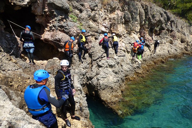 Coasteering at Portinho da Arrábida - Starting at Forte de Santa Maria da Arrábida