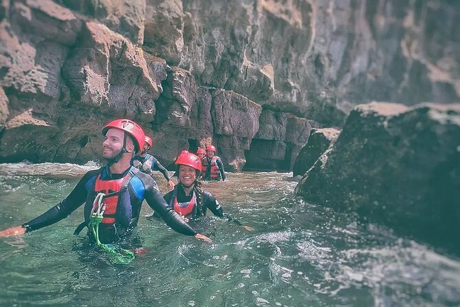 Coasteering experience in Gran Canaria - Jumps, swimming, and the cave zipline