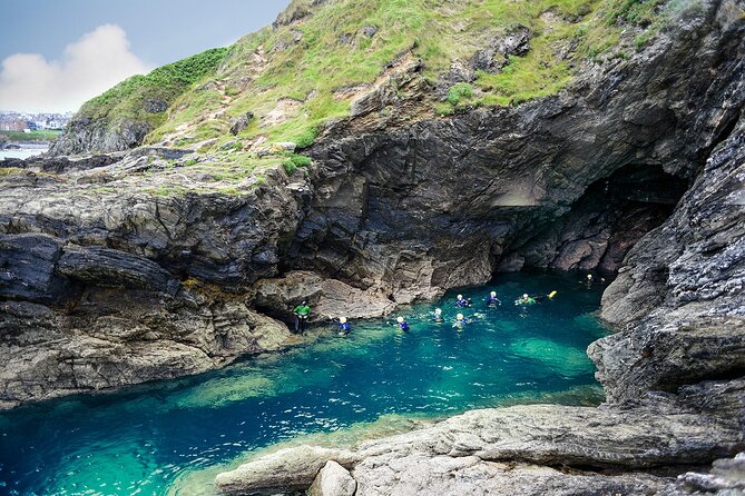 Coasteering Experience in Newquay - The jumps and the wild-swimming element