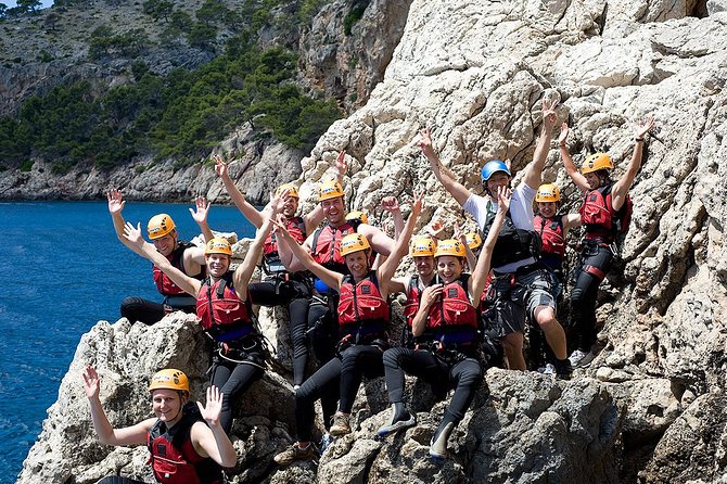Coasteering in South Mallorca with Transfers - Rappelling into pools and exploring sea caves