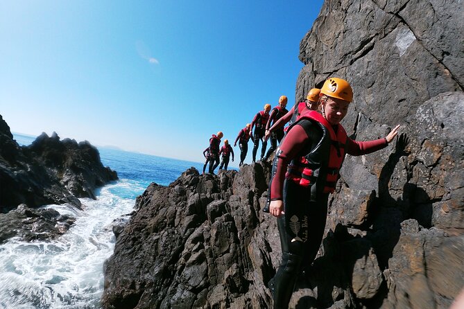 Coasteering Tour - Cliff jumping, swimming, scrambling. - Swimming, snorkeling, and volcanic rock