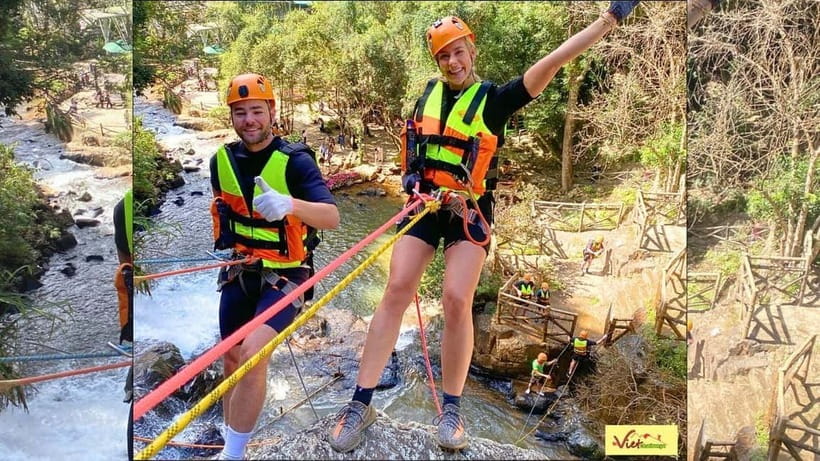 Dalat: Canyoning Extreme Adventure Vietnam - Lunch beside the highest waterfall