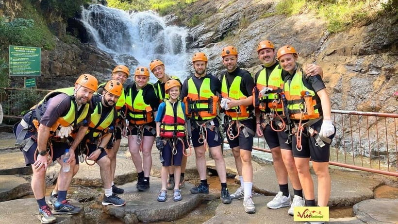 Dalat: Canyoning Extreme Adventure Vietnam - The 25-meter waterfall is the real test